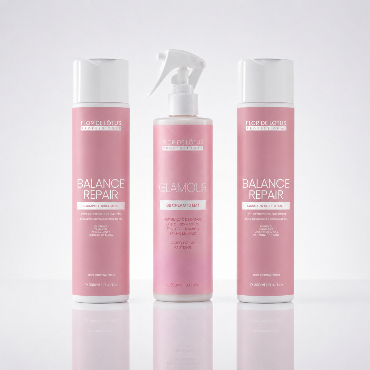 Combo Glamour 300 ml + Kit Balance Repair